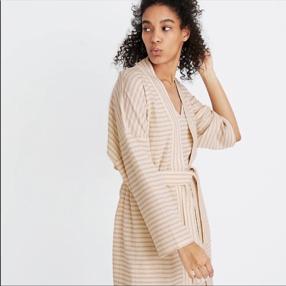 Madewell Striped Catnap Robe Size L - Picture 2 of 8